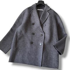 札付き未使用品】セオリーリュクス ハーフコート 38 千鳥格子 コクーン
