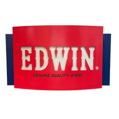 赤紺 EDWIN エドウィン 販促 電飾 看板 ライト ディスプレイ - メルカリ