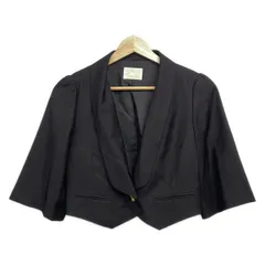 Grace Class(グレースクラス) ジャケット サイズ36 S レディース美品  - 黒 半袖/ショート丈/春/秋のサムネイル