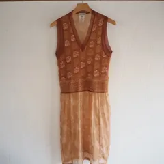 1997SS  DRIES VAN NOTEN  ドリスヴァンノッテン　シルクワンピース　刺繍　ベストのサムネイル