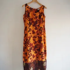 90年代前半  DRIES VAN NOTEN  ドリスヴァンノッテン　花柄　シルクワンピース　旧タグのサムネイル