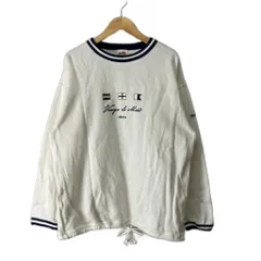 エレッセ ellesse Tシャツ 長袖 カットソー 刺繍 M ホワイトのサムネイル