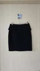 韓国製 春夏 レディース スカート ネイビー FREE