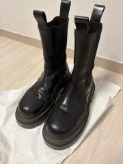 jil sander スクエアトゥ プラットフォームブーツ 厚底 - メルカリ