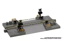 【中古】鉄道模型 1/150 踏切線路#2 124mm [20-027]のサムネイル