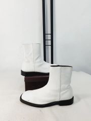ALLSAINTS スエード チェルシーブーツ グレージュ - メルカリ