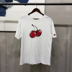 (100) キルシー カジュアル ストリート グリッター ロゴ プリンティング 半袖 Tシャツのサムネイル