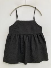 ohotoro Pleated Cami Top black - メルカリ