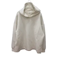 アイテムズ アーバンリサーチ ITEMS URBANRESEARCH パーカー スウェット ダンボール 長袖 F 白 アイボリー /MS