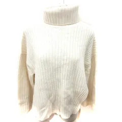 アダムエロペ Adam et Rope' ニット セーター タートルネック 長袖 F アイボリー /RT