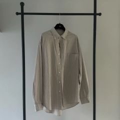SUNFLOWER ストライプシャツ Mサイズ クリーム - メルカリ