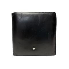 4167 MONTBLANC モンブラン 二つ折り財布 ブラック レザーのサムネイル