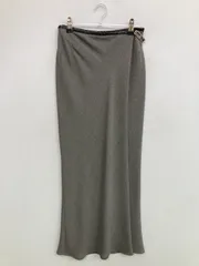 J&R ロングスカート M グレー レディース