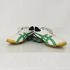 アシックス asics ゴルフシューズ スパイク F220410 TC グリーン ホワイト 緑 白 26
