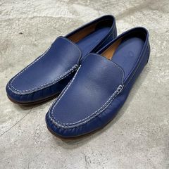 未使用 Orquesta Bespoke レザー ローファー スリッポン ローファー オルケスタビスポーク ネイビー 28cm （2444M） 未使用 Orquesta Bespoke レザー ローファー スリッポン ローファー