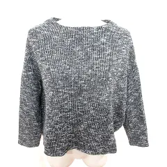アーバンリサーチ ドアーズ URBAN RESEARCH DOORS ニット カットソー Uネック 長袖 1 黒 ブラック /RT
