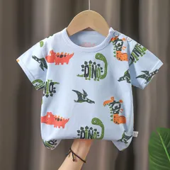 【新品未使用 送料無料】男の子 女の子 キッズ Tシャツ 半袖 綿100% A類 夏 新作 2026 韓 子供服 110cm