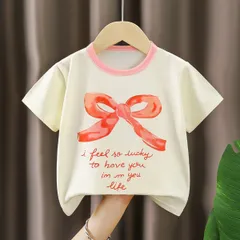 【新品未使用 送料無料】男の子 女の子 子供用 半袖Tシャツ 綿100% A規格 夏 新作 韓 ベビー キッズ 120cm