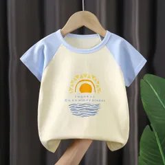 【新品未使用 送料無料】ベビーキッズ 半袖Tシャツ 綿100% Aクラス 男の子 女の子 夏 韓 73cm