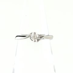 1601 ダイヤリングPT900プラチナ9号0.265ct - メルカリ