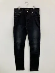 nudie jeans co ヌーディージーンズ デニムパンツ W28 L32 ブラック フルレングス 無地 スキニー・タイト テーパード レギュラー ヴィンテージ メンズ