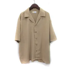 B&Y ユナイテッドアローズ BEAUTY&YOUTH ビューティー&ユース シャツ 半袖 S ベージュ /YI