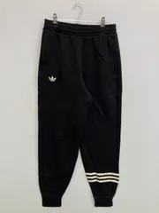adidas アディダス スウェットパンツ M ブラック 無地 ワンポイント ブランドロゴ スタンダード レギュラー ウエストゴム・紐 メンズ