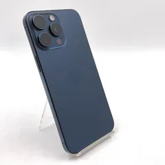 【全額返金保証】【最速発送】 iPhone 15 Pro Max 512GB ブルーチタニウム au SIMフリー 美品 動作確認済 100%