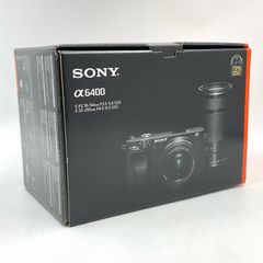 SONY α6400 ダブルズームレンズキット ブラック + おまけレザーケース