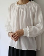 極美品】journal standard luxeコットン フリルパフブラウス - メルカリ