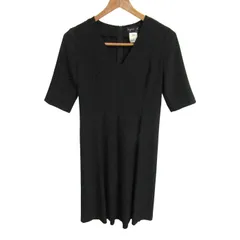 アニエスベー ワンピース トップス 五分袖 Vネック レディース 38サイズ ブラック agnes b. 【中古】のサムネイル