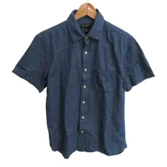 バナナリパブリック 半袖シャツ トップス コットン メンズ Mサイズ ブルー Banana Republic 【中古】のサムネイル