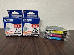 EPSON 純正 インクカートリッジ 76 大容量 3色 - メルカリ