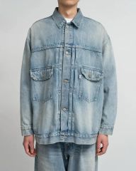 NICENESS I.COXON DISTRESSED DENIMJACKET - メルカリ