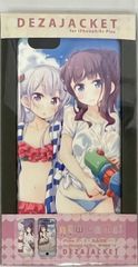 미개봉, 패키지 다소 상처 있음 NEW GAME! DEZAJACKET iPhone6Plus/6Plus 케이스 + 액정 보호 시트 스즈카 아오바 & 타키모토 히후미
