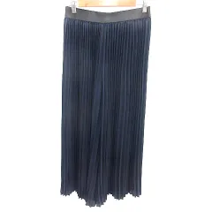 ザラ ZARA ワイドパンツ ガウチョ スカンツ イージー S 紺 ネイビー /AU