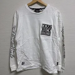 (^w^)b KAZZROCK ORIGINAL カズロックオリジナル 七分・長袖カットソー 長袖 クルーネック 胸ポケット グラフィック プリント  ロンT 春 秋 冬 カジュアル メンズ サイズL OM12473HGのサムネイル