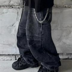 noEmosen Waxed Heavy Baggy Biker Denim - メルカリ