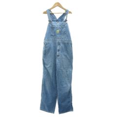 ラングラー フレアデニムオーバーオール 花柄 サロペット パープル M 