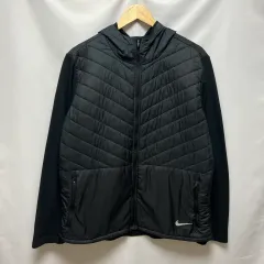 正規品/2XL NIKE ナイキ エアロレイヤージャケット ランニング ブラック フードジップアップ