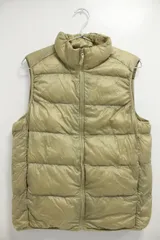 UNIQLO ユニクロ ウルトラライトダウンベスト 収納袋付き カーキ Sサイズ 5-Q139/1/060のサムネイル