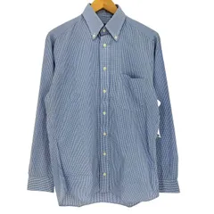 ギットマンブラザーズ GITMAN BROS. 90-00s USA製 ギンガムチェック ボタンダウンシャツ メンズ import：M 