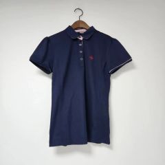 美品MONCLERモンクレール 半袖ポロシャツ XS ネイビー - メルカリ