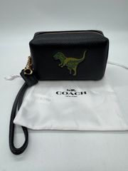 Coach コーチ 恐竜 rexyレキシー レザー ポーチ - メルカリ