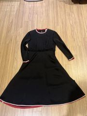 新品未使用タグ付☆LOEWE☆掲載☆本革ベルト付☆サマーウール☆ロング