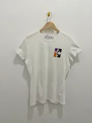 オフホワイト グラデーション 半袖Tシャツ 白のサムネイル