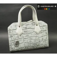 新品正規3.8万円 CASTELBAJAC カステルバジャック ジプス ミニ ブリーフ トートバッグ 白(WHT) 023521のサムネイル