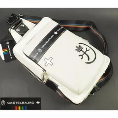 新品正規2.2万円 CASTELBAJAC カステルバジャック コネクト ワンショルダー ボディバッグ 白(WHT) 083911