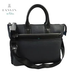 新品正規4.2万円 LANVIN en Bleu ランバン オン ブルー レイト ビジネストートバッグ 紺(NVY) 511501のサムネイル