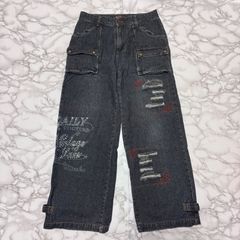 Semantic Design レースアップ フレアパンツ ストライプ vkei 希少【semantic design セマンティックデザイン 【商品名】y2k 00's